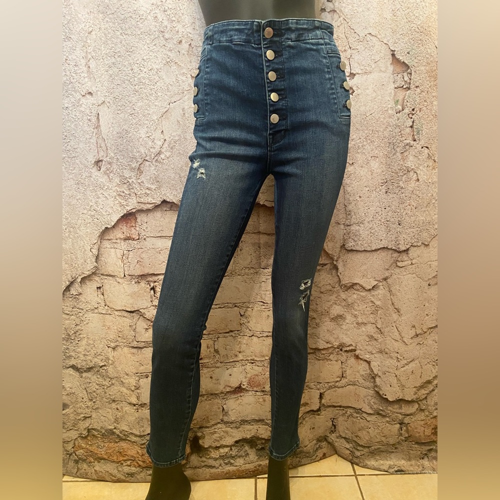 J Brand Natasha Mystic Wave Spandex Jeans